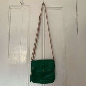 J. Crew crossbody leather bag